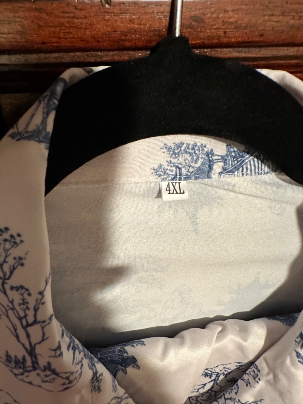 Pajama Set size 4XL 4X So Cute LONG SLEEVE & PANTS ASIAN THAI PAGODA DEER TOILE - Picture 4 of 10